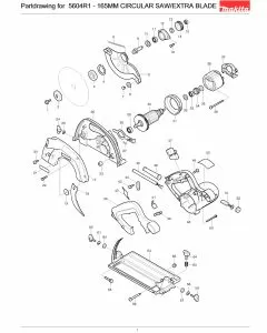 Buy A Makita 5604R1  Spare part or Replacement part for Your Circular Saw and Fix Your Machine Today