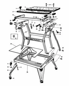 Buy A Black & Decker 79-034  Spare part or Replacement part for Your Workmates and Fix Your Machine Today