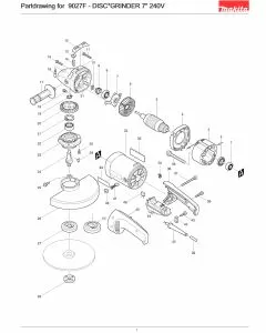 Buy A Makita 9027F  Spare part or Replacement part for Your Drill and Fix Your Machine Today