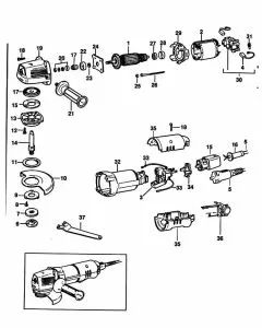 Buy A Black & Decker BD12  Spare part or Replacement part for Your Sander Grinders and Fix Your Machine Today