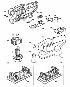 Buy A Black & Decker 374455  Spare part or Replacement part for Your Orbital Sanders and Fix Your Machine Today