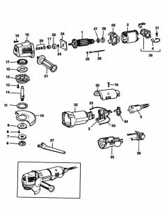 Buy A Black & Decker BD12  Spare part or Replacement part for Your Sander Grinders and Fix Your Machine Today