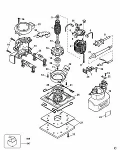 Buy A Dewalt DW411 Spare part or Replacement part for Your SANDER PALM GRIP and Fix Your Machine Today