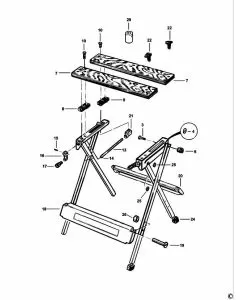 Buy A Black & Decker WM301  Spare part or Replacement part for Your Workmates and Fix Your Machine Today