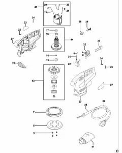 Buy A Black & Decker FS4000ROS  Spare part or Replacement part for Your Random Orbit Sanders and Fix Your Machine Today