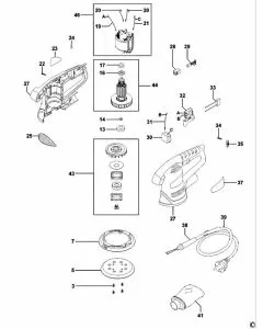 Buy A Black & Decker FS4000ROS  Spare part or Replacement part for Your Random Orbit Sanders and Fix Your Machine Today