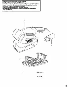 Buy A Black & Decker AST4  Spare part or Replacement part for Your Orbital Sanders and Fix Your Machine Today