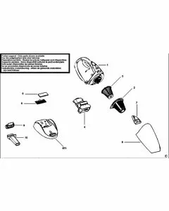 Buy A Black & Decker CHV1440  Spare part or Replacement part for Your Dustbuster and Fix Your Machine Today