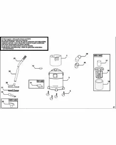 Buy A Black & Decker BV1400  Spare part or Replacement part for Your Vacuum Cleaners and Fix Your Machine Today