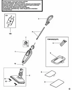 Buy A Black & Decker FSM1500  Spare part or Replacement part for Your Steam Cleaners and Fix Your Machine Today