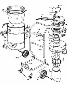 Buy A Black & Decker WD65  Spare part or Replacement part for Your Dust Extractors / Collectors and Fix Your Machine Today