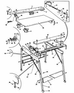 Buy A Black & Decker WM1000  Spare part or Replacement part for Your Workmates and Fix Your Machine Today