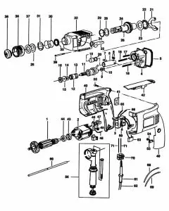 Buy A Black & Decker BD651  Spare part or Replacement part for Your Compact Hammers and Fix Your Machine Today