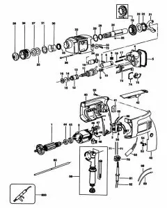 Buy A Black & Decker BD654  Spare part or Replacement part for Your Compact Hammers and Fix Your Machine Today