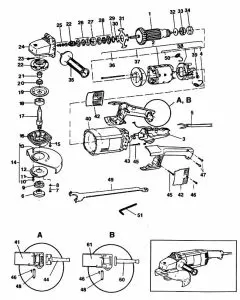 Buy A Black & Decker 5932  Spare part or Replacement part for Your Angle Grinders and Fix Your Machine Today