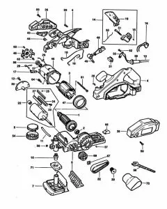 Buy A Black & Decker BD725  Spare part or Replacement part for Your Hand Planers and Fix Your Machine Today