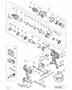 Buy A Hitachi DV14DL2 Spare part or Replacement part for Your CORDLESS IMPACT DRIVER DRILL and Fix Your Machine Today