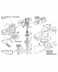 Buy A Skil HD7750 Spare Part or Replacement Part for your Random orbital sander And Fix your Machine Today