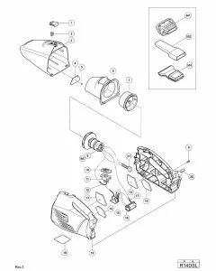 Buy A Hitachi R14DSL Spare part or Replacement part for Your CORDLESS CLEANER and Fix Your Machine Today