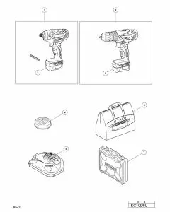 Buy A Hitachi KC10DFL Spare part or Replacement part for Your CORDLESS COMBO KIT and Fix Your Machine Today