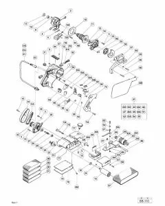 Buy A Hitachi SB-110 Spare part or Replacement part for Your BELT SANDER and Fix Your Machine Today