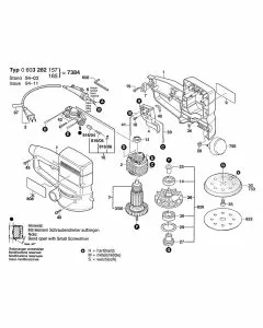 Buy A Skil PEX 115 A-1 Spare Part or Replacement Part for your Random orbital sander And Fix your Machine Today