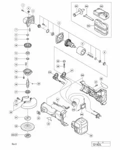 Buy A Hitachi G14DL Spare part or Replacement part for Your CORDLESS DISC GRINDER and Fix Your Machine Today