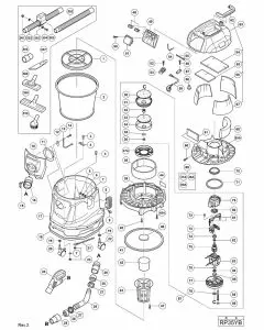 Buy A Hitachi RP35YB Spare part or Replacement part for Your DUST EXTRACTOR and Fix Your Machine Today