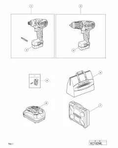 Buy A Hitachi KC10DML Spare part or Replacement part for Your CORDLESS COMBO KIT and Fix Your Machine Today