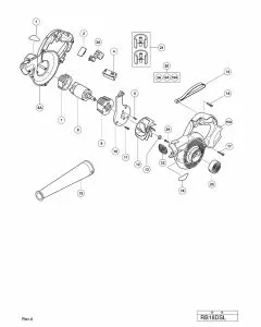 Buy A Hitachi RB18DSL Spare part or Replacement part for Your 18V CORDLESS BLOWER and Fix Your Machine Today