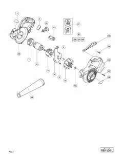 Buy A Hitachi RB14DSL Spare part or Replacement part for Your 14.4V CORDLESS BLOWER and Fix Your Machine Today