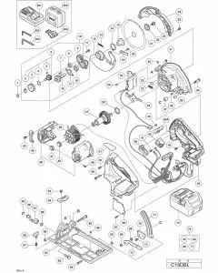 Buy A Hitachi C18DBL Spare part or Replacement part for Your CORDLESS CIRCULAR SAW and Fix Your Machine Today