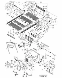 Buy A Hitachi C10RA2 Spare part or Replacement part for Your TABLE SAW C 10RA2 and Fix Your Machine Today