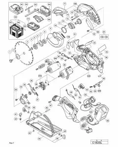 Buy A Hitachi C18DSL Spare part or Replacement part for Your 18V CORDLESS CIRCULAR SAW and Fix Your Machine Today