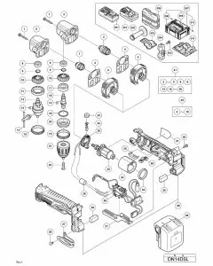 Buy A Hitachi DN14DSL Spare part or Replacement part for Your CORDLESS ANGLE DRILL and Fix Your Machine Today