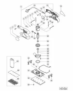 Buy A Hitachi FSV10SA Spare part or Replacement part for Your ORBITAL SANDER and Fix Your Machine Today