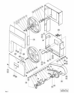 Buy A Hitachi CB75F Spare part or Replacement part for Your BAND SAW and Fix Your Machine Today