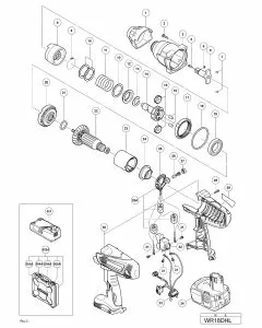 Buy A Hitachi WR18DHL Spare part or Replacement part for Your CORDLESS IMPACT WRENCH and Fix Your Machine Today