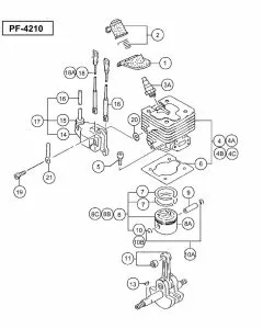 Buy A Hitachi PF-4210(FORUSA) Spare part or Replacement part for Your UTILITY ENGINE and Fix Your Machine Today