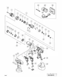 Buy A Hitachi DS12DVC Spare part or Replacement part for Your 12V CORDLESS DRIVER DRILL and Fix Your Machine Today