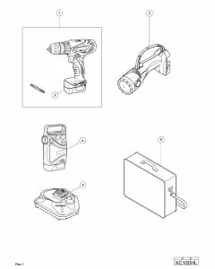 Buy A Hitachi KC10DHL Spare part or Replacement part for Your CORDLESS COMBO KIT and Fix Your Machine Today