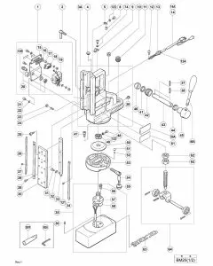 Buy A Hitachi BM25 Spare part or Replacement part for Your MAGNETIC DRILL PRESS and Fix Your Machine Today