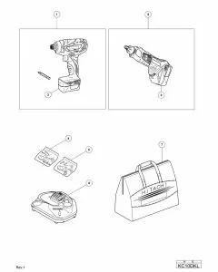 Buy A Hitachi KC10DKL Spare part or Replacement part for Your CORDLESS COMBO KIT and Fix Your Machine Today