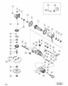 Buy A Hitachi G10SN Spare part or Replacement part for Your DISC GRINDER and Fix Your Machine Today