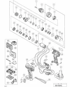 Buy A Hitachi DS10DAL Spare part or Replacement part for Your CORDLESS DRIVER DRILL and Fix Your Machine Today