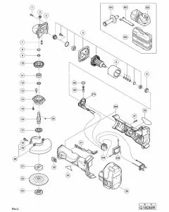 Buy A Hitachi G18DMR Spare part or Replacement part for Your CORDLESS DISC GRINDER and Fix Your Machine Today