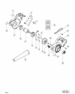 Buy A Hitachi RB18DL Spare part or Replacement part for Your 18V CORDLESS BLOWER and Fix Your Machine Today