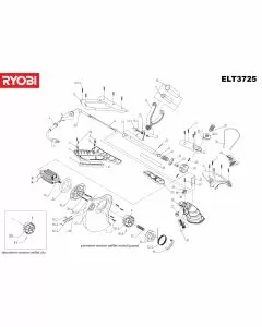 Ryobi ELT3725 Spare Parts List