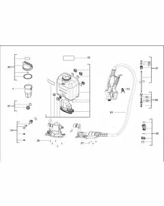 Buy A Milwaukee M18 BPFP-CST Spare part or Replacement part for Your Chemical Sprayer and Fix Your Machine Today