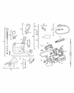 Buy A Milwaukee M12 BHCS3L Spare part or Replacement part for Your Chemical Sprayer 3.7L  and Fix Your Machine Today